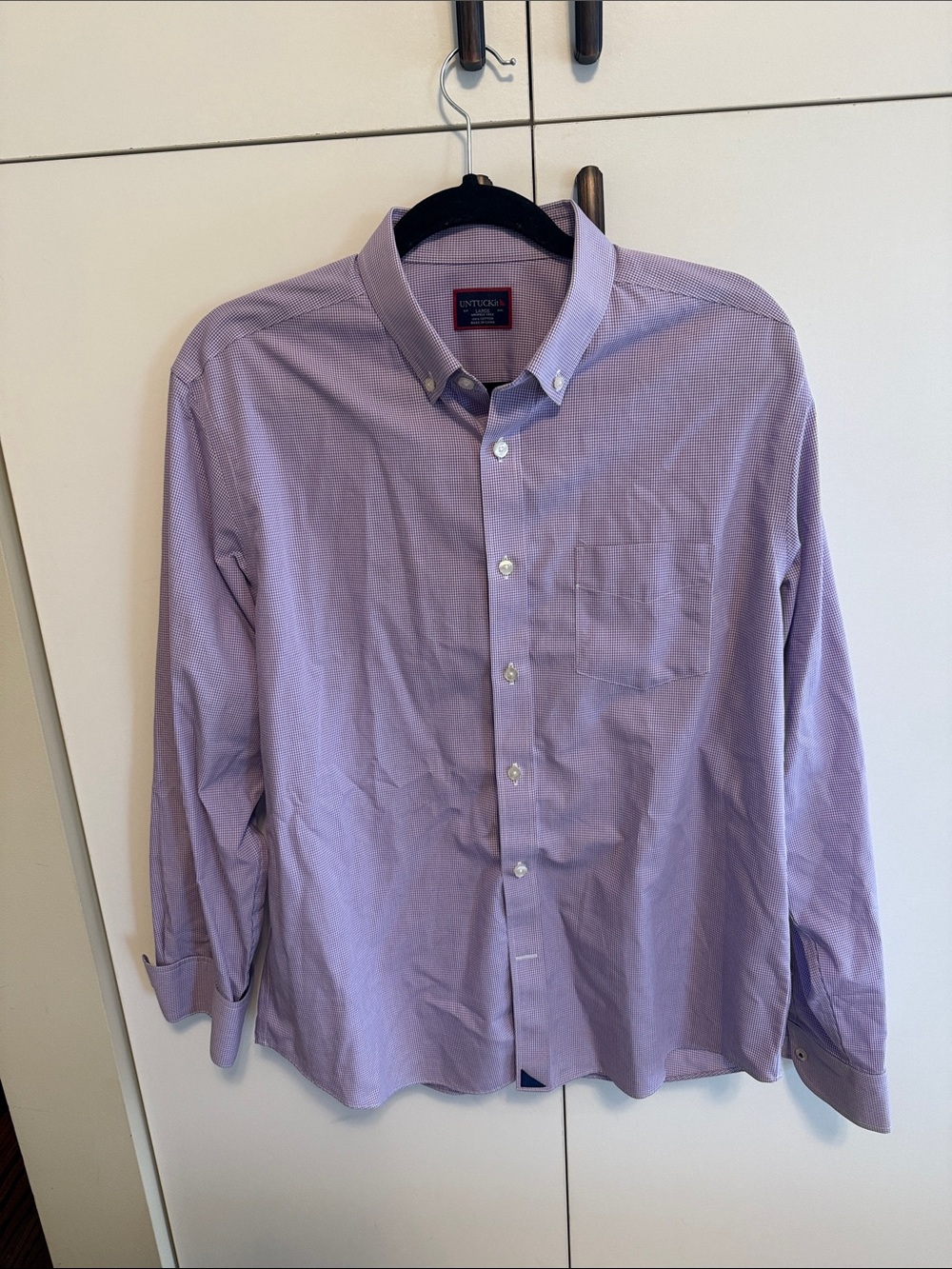 UNTUCKit Lavender Button-Down Dress Shirt